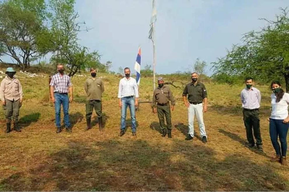 El ministro de Ecología y Recursos Naturales Renovables de la provincia, Mario Vialey, visitó el Parque Provincial Fachinal