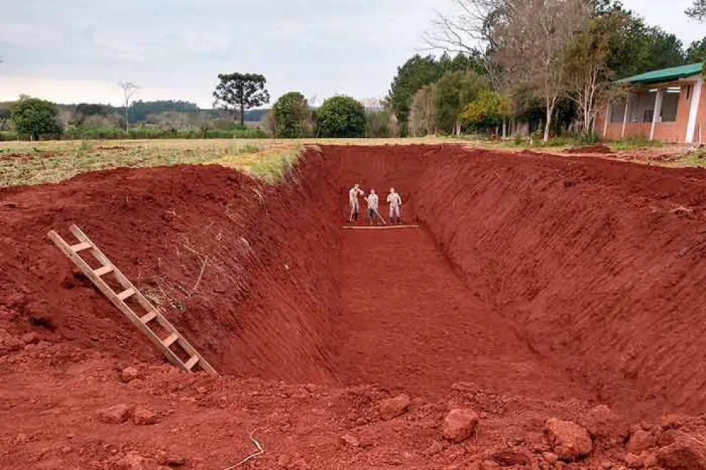 Para riego de invernáculos a cielo abierto