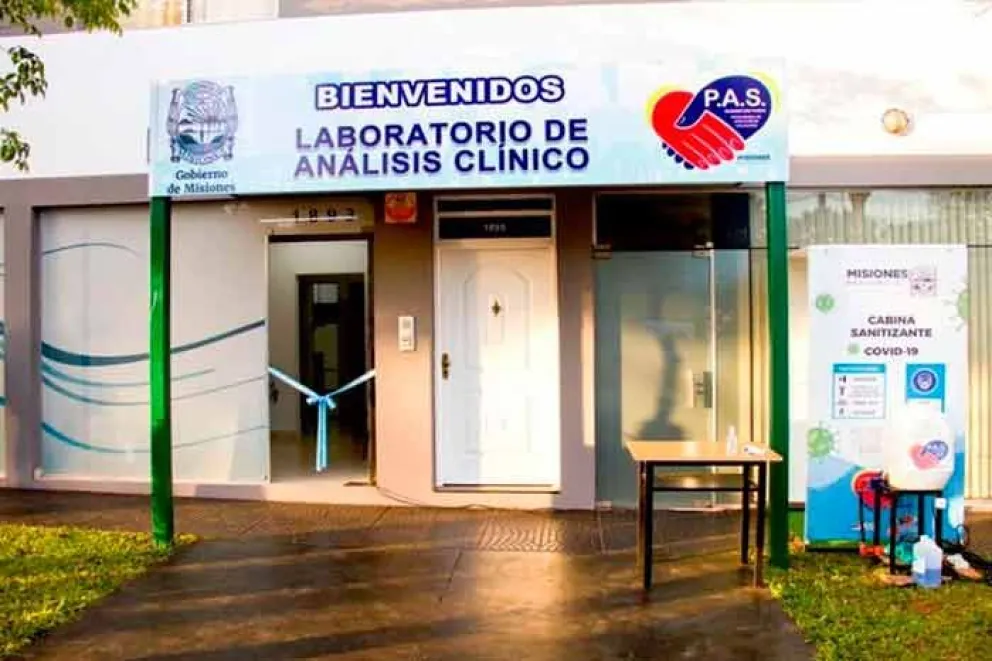 El Laboratorio de Análisis Clínicos del Programa de Asistencia Solidaria (PAS) Posadas, que depende de Vicegobernación, brinda servicios de atención a la comunidad.
