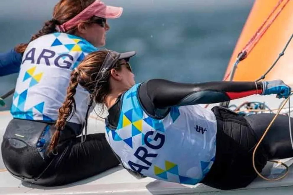 La posadeña, Lourdes Hartkopf, navegó sus últimas dos regatas en el inicio de esta semana.
