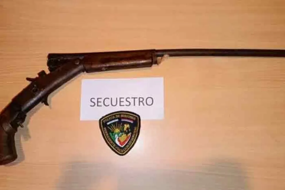 El arma del incidente