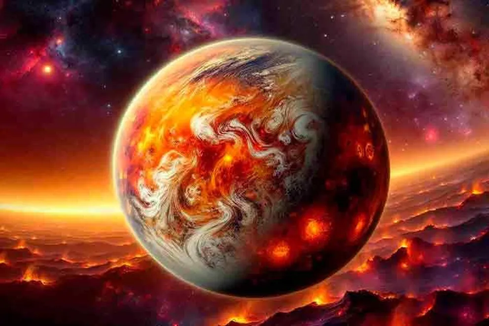 Hallaron un nuevo planeta que es parecido a la Tierra cuando recién nacía
