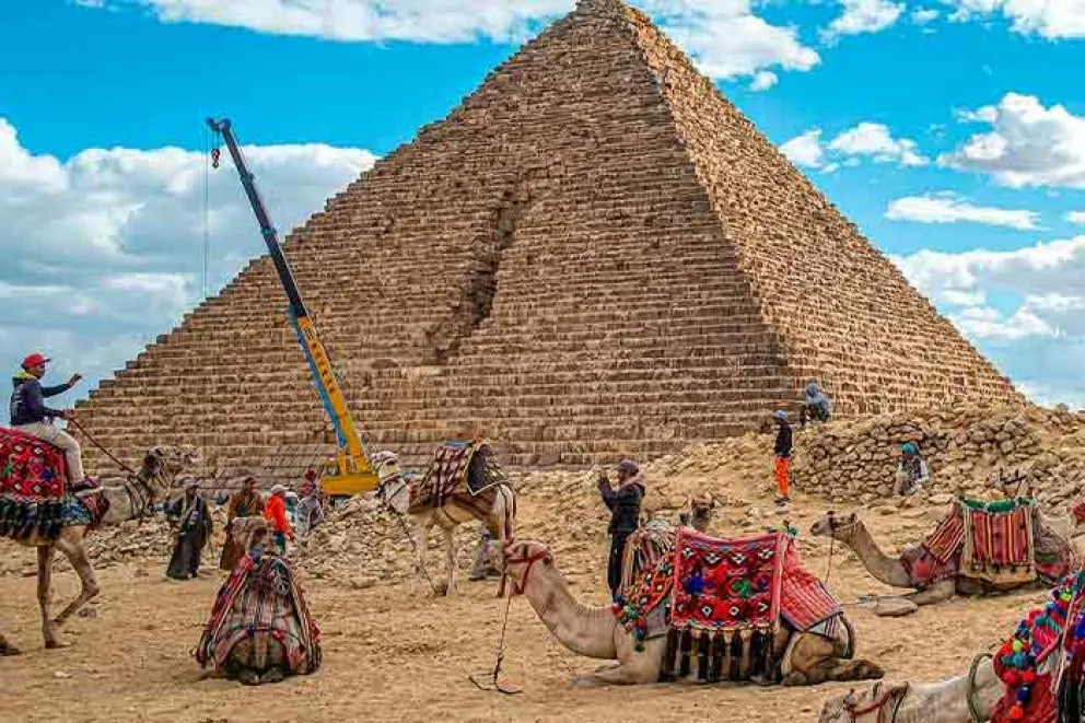 Egipto suspendió el ‘proyecto del siglo’ con el que se pretendía restaurar una de las pirámides de Guiza