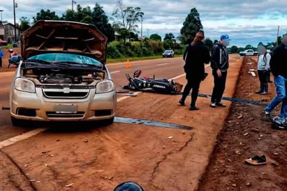 Tres heridos en un violento choque sobre la 14 | Diario Noticias De La ...