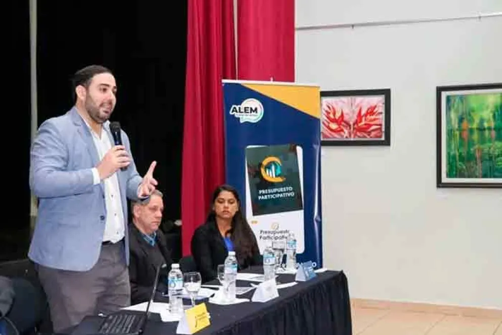 Matías Sebely encabezó la presentación 