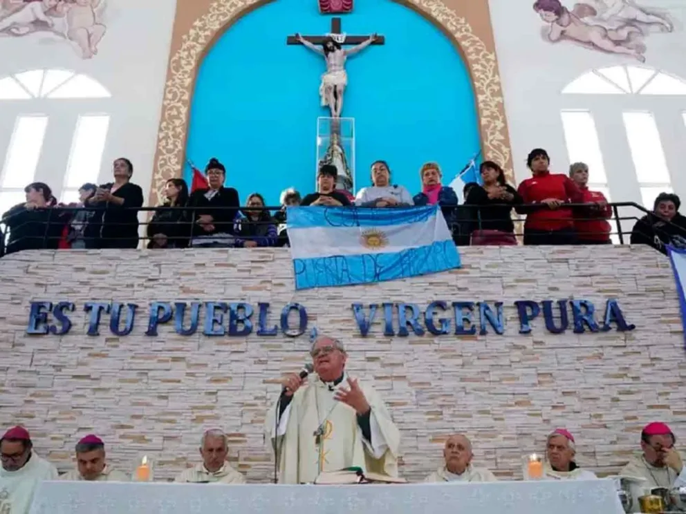 Oscar Ojea encabezó una misa en Ciudad Evita