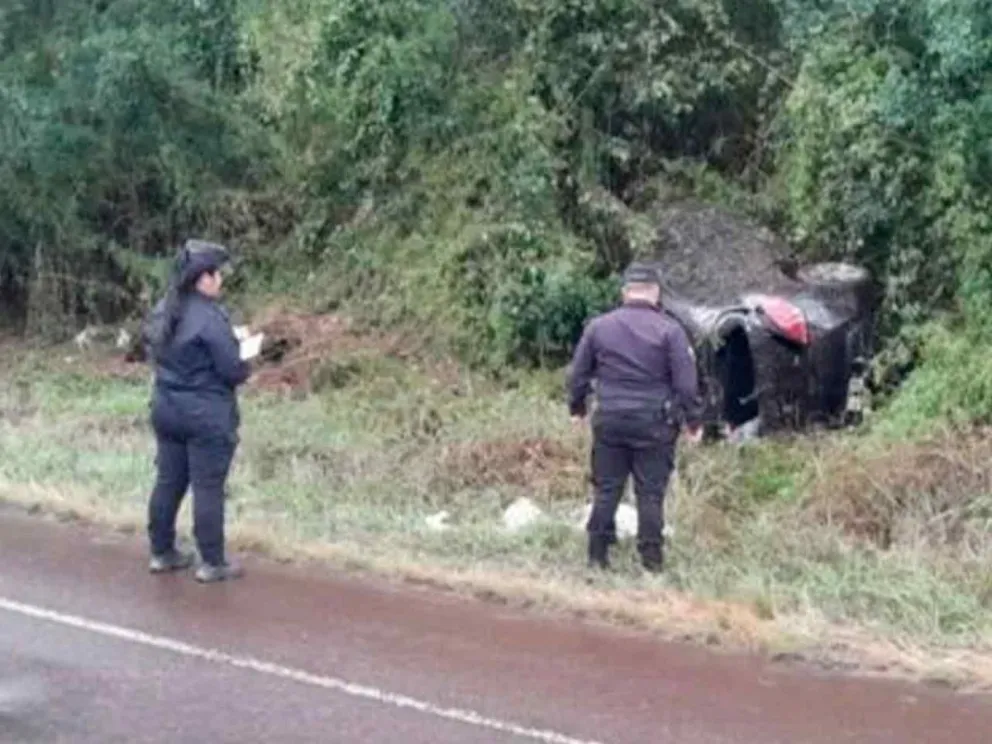 Perdió el control del vehículo