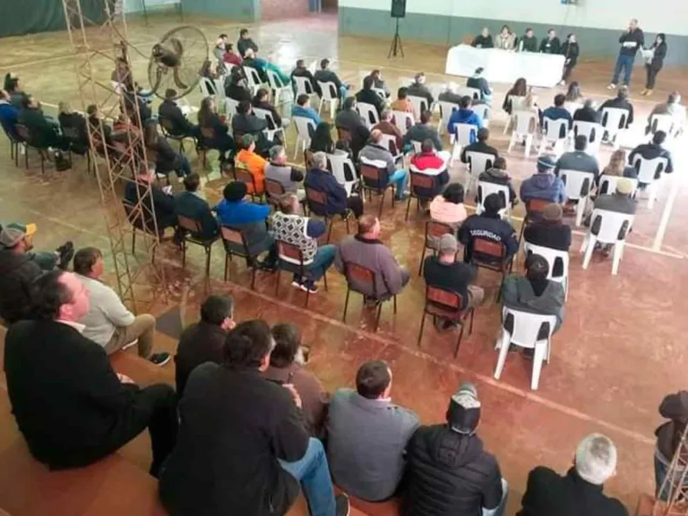 Firmaron un acta destinada a Nación 