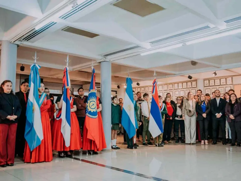 Emotivo acto en la Municipalidad