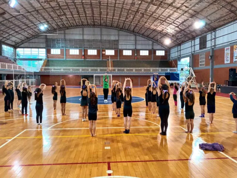 Realizaron ejercicios de base