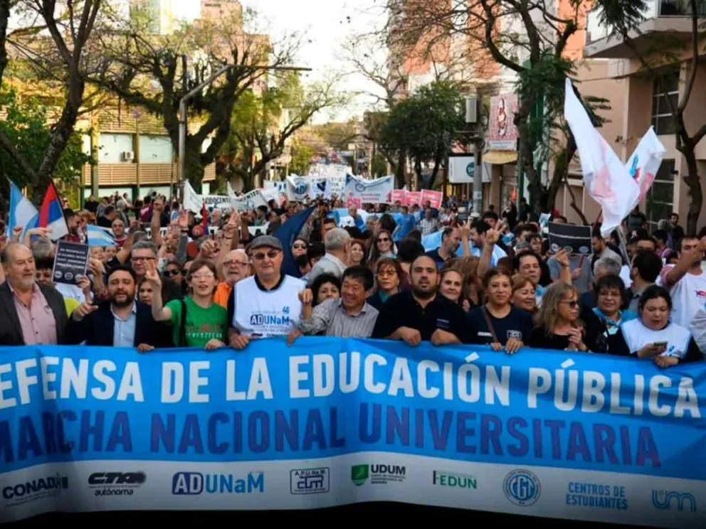 Movilizó a estudiantes, docentes y ciudadanos