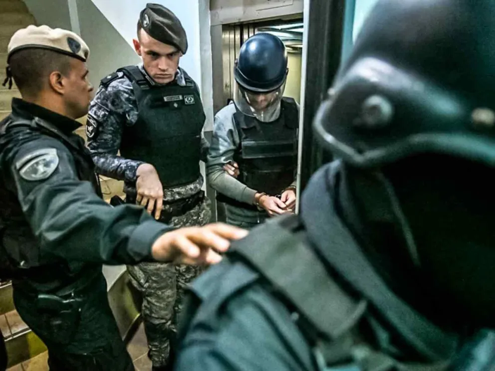 Fueron trasladados bajo intenso operativo de seguridad