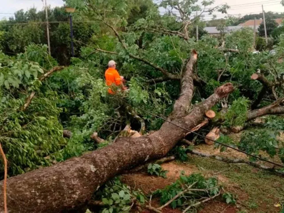 Con equipos de emergencia para brindar apoyo