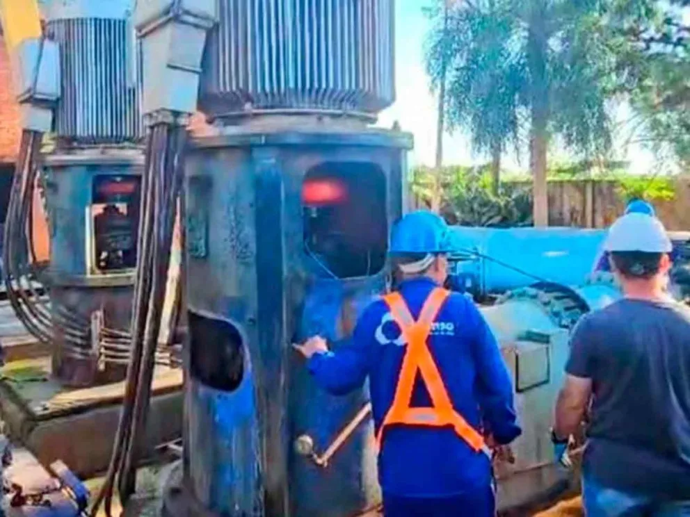 Instalación de nuevo equipamiento