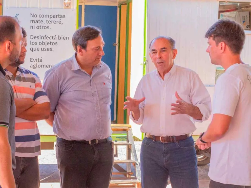 Leonardo Stelatto y Lucas Romero Spinelli en la jornada  