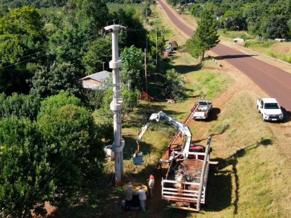 Importante mejora en el tendido eléctrico 