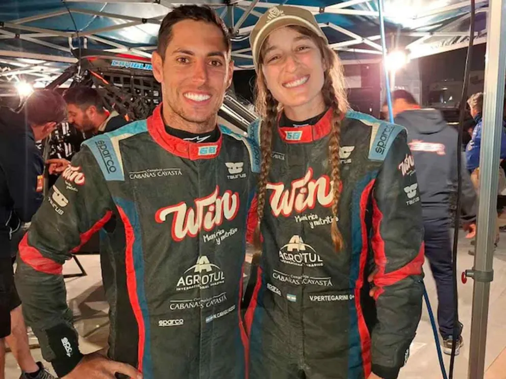 Nicolás Cavigliasso y Valentina Pertegarini