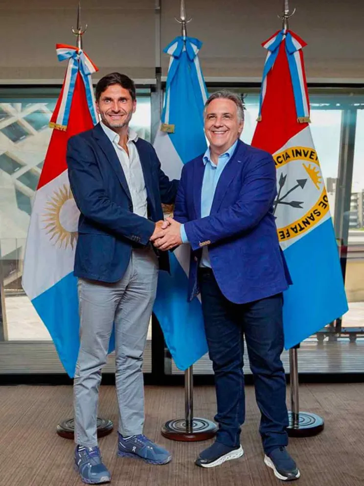 Maximiliano Pullaro y Martín Llaryora