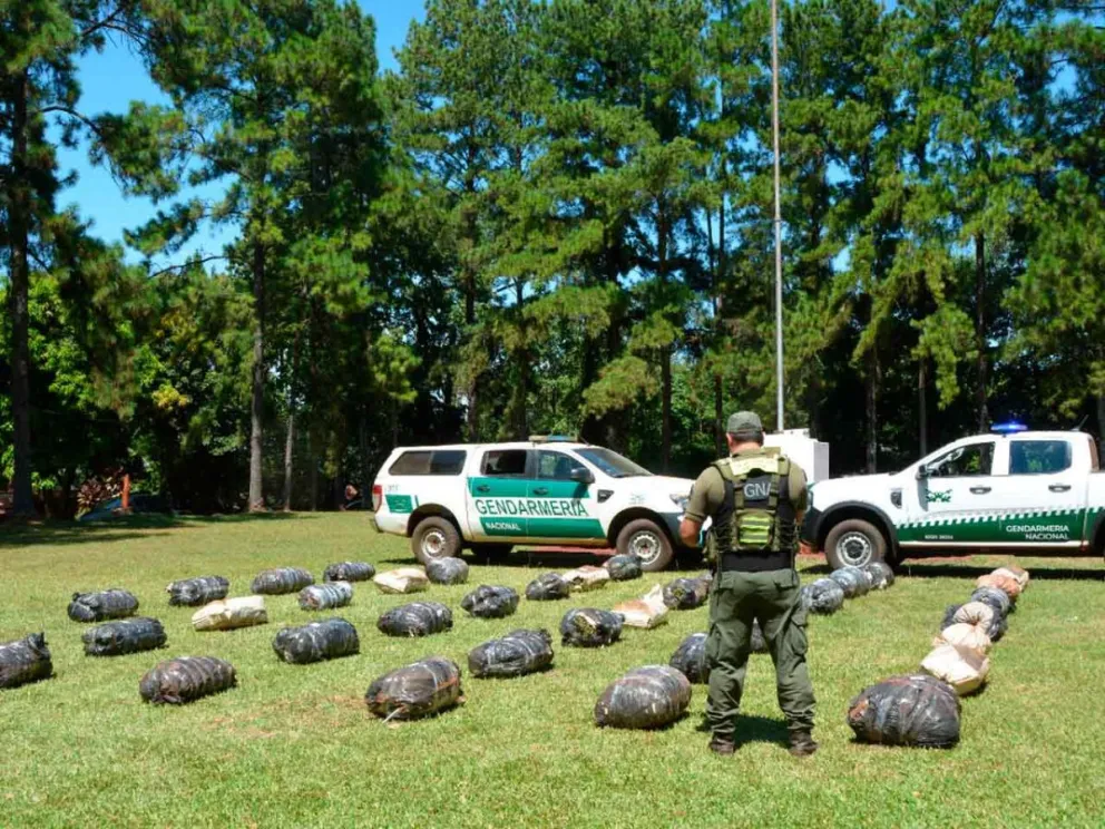 Uno de los cargamentos secuestrados