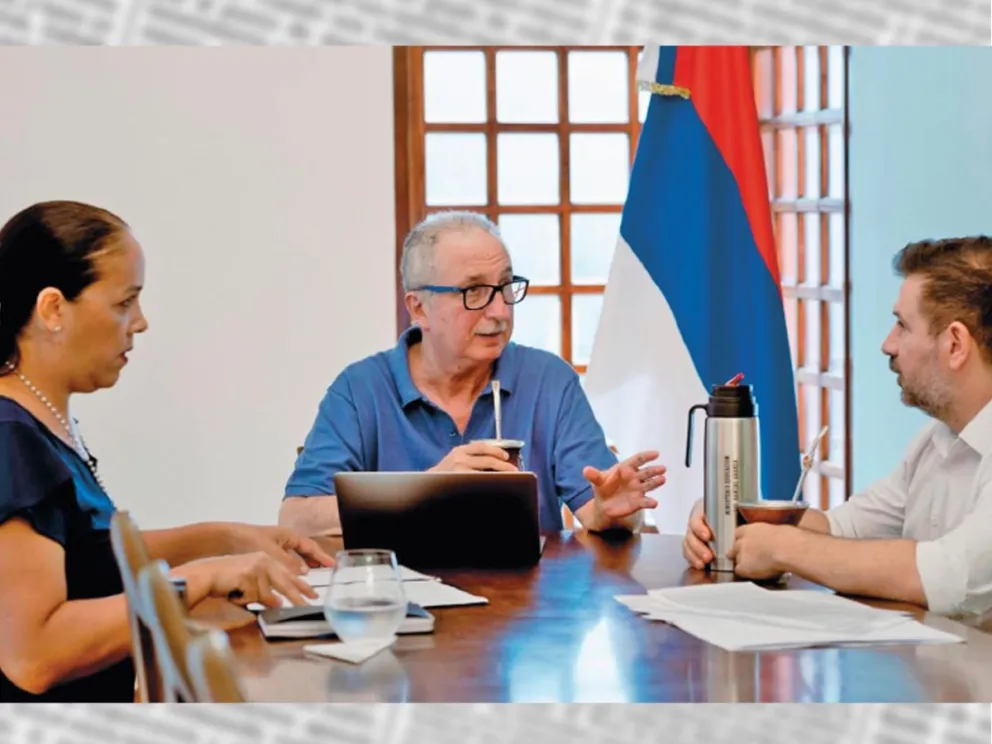 Hugo Passalacqua, Ramiro Aranda y Daniela López