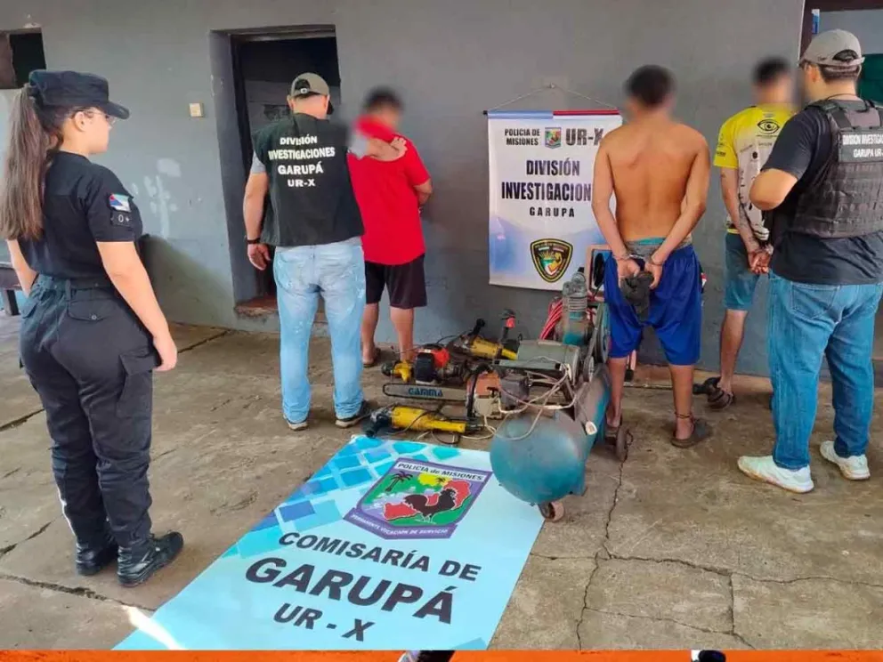 Terminaron en el calabozo