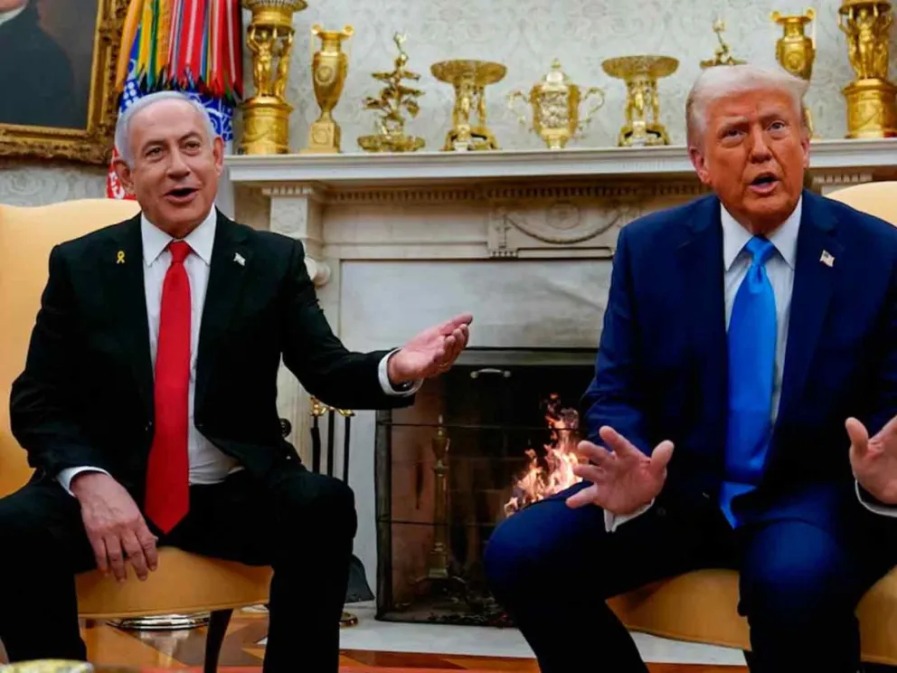 Benjamín Netanyahu y Donald Trump