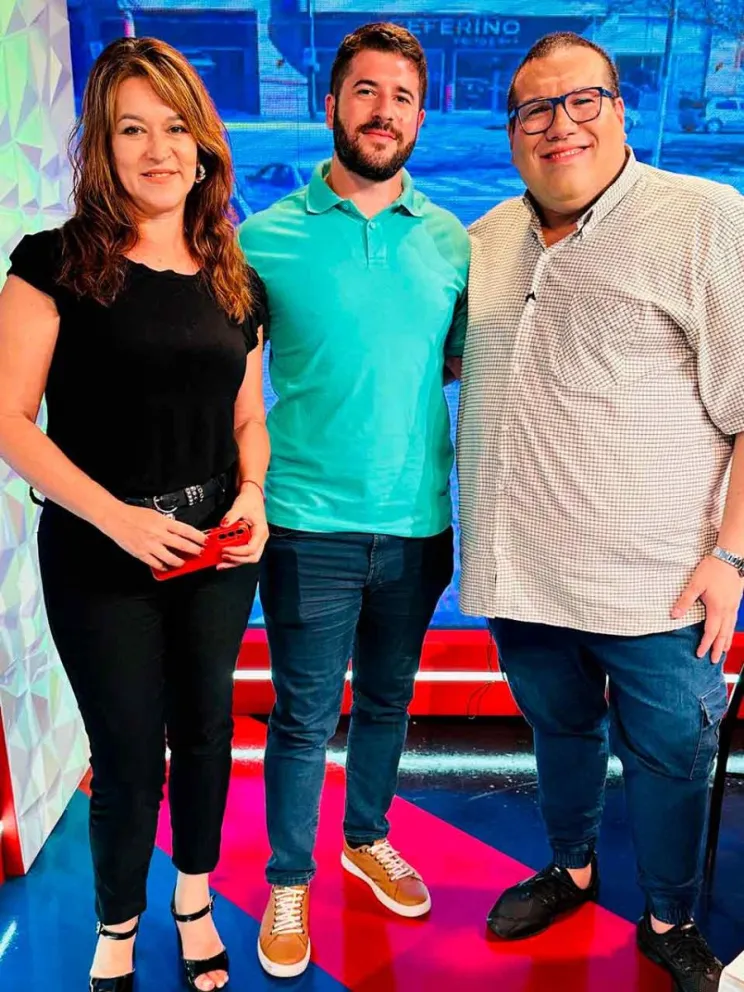 Liliana Acuña, Pablo Barissi y Emilio Larocca 