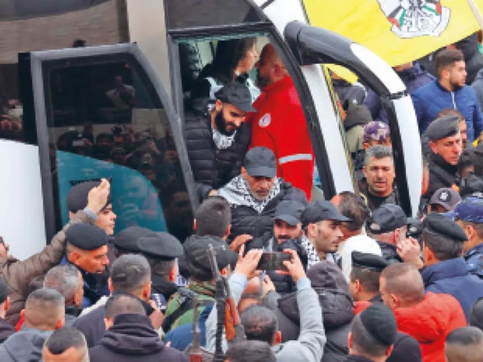 Fueron recibidos por sus familiares