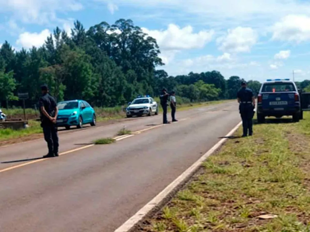 Tras la explosión de su neumático trasero
