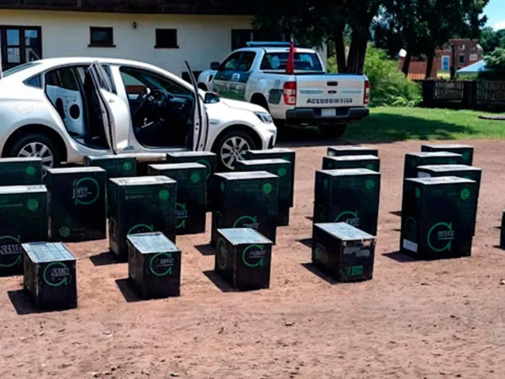 Incautaron 11.440 paquetes de cigarrillos