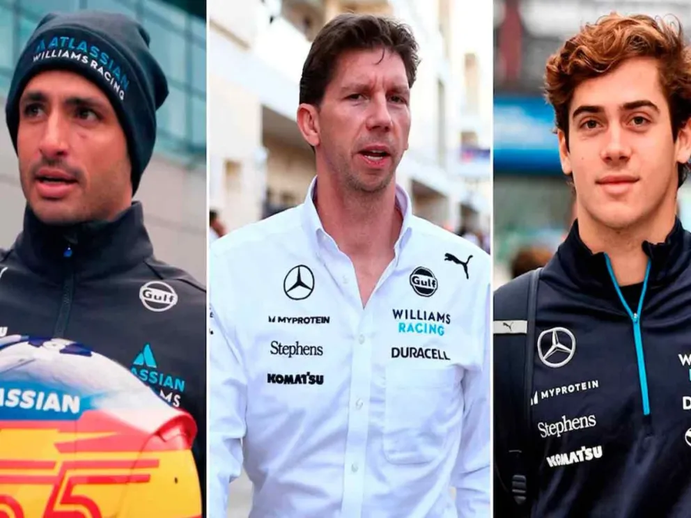 Carlos Sainz/James Vowles/Franco Colapinto