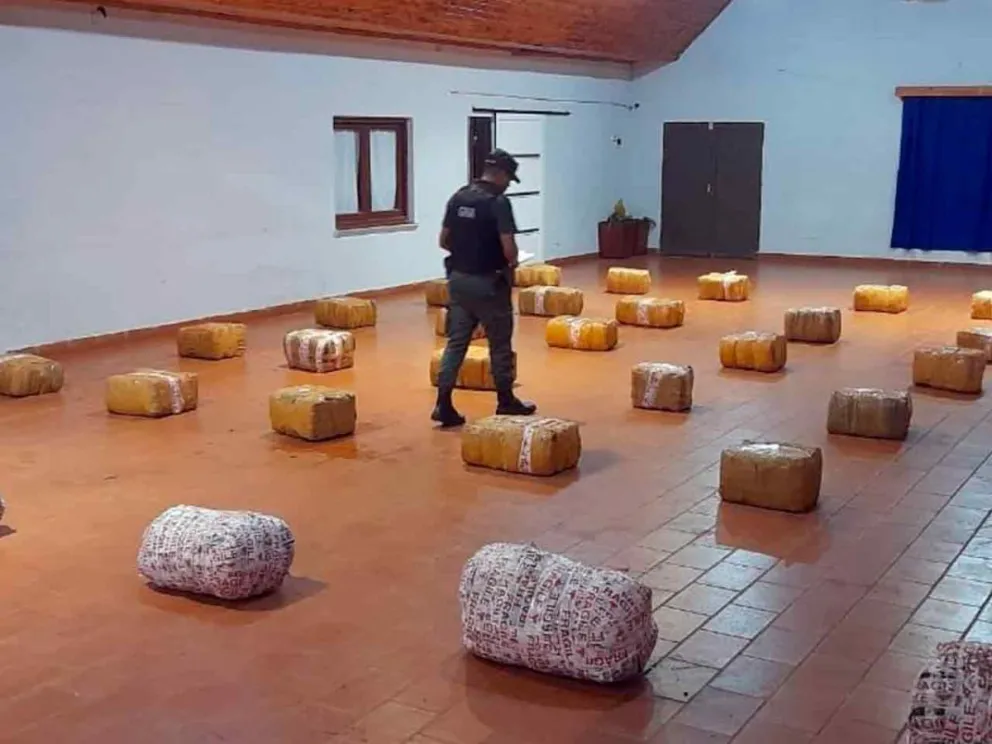 La droga secuestrada