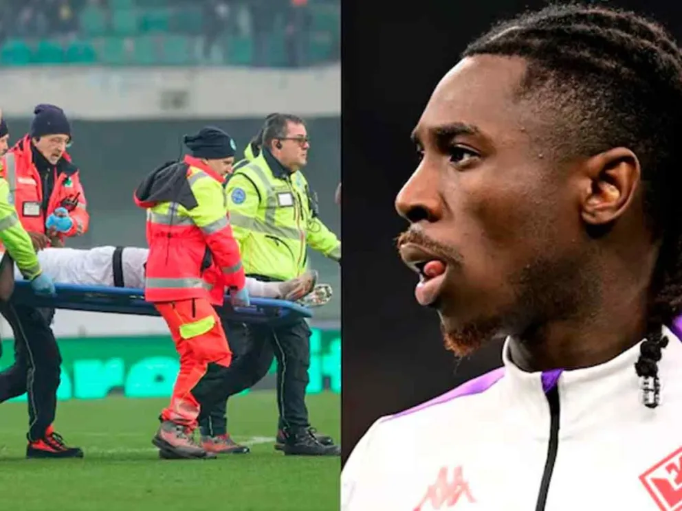 Moise Kean fue lesionado de forma accidental 