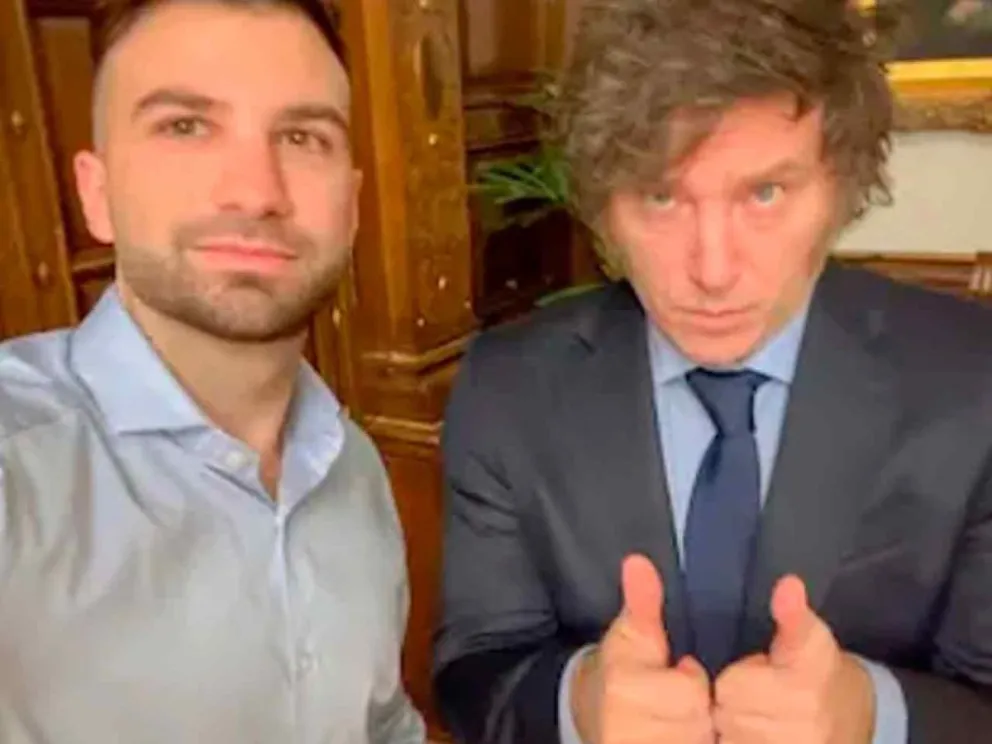 Mauricio Novelli y Javier Milei