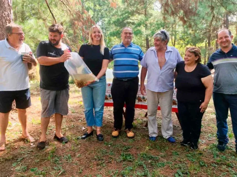 Momento de la entrega