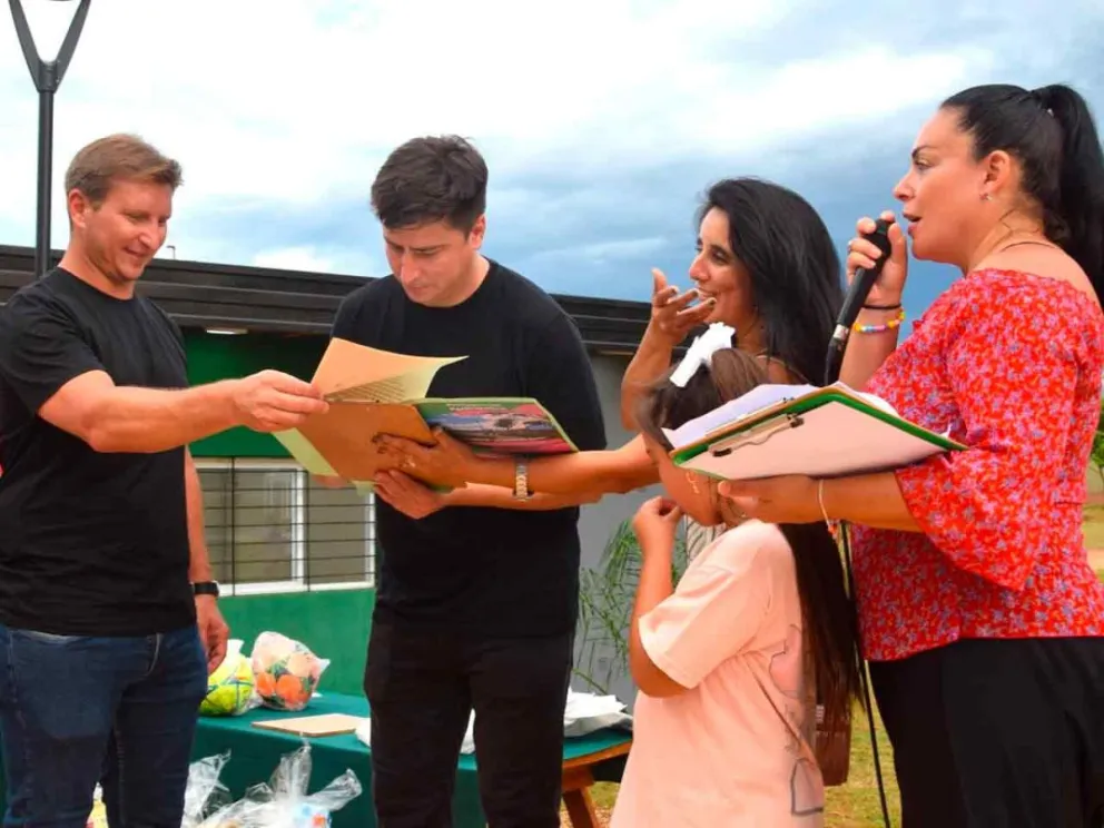 Momento de la ceremonia de inauguración