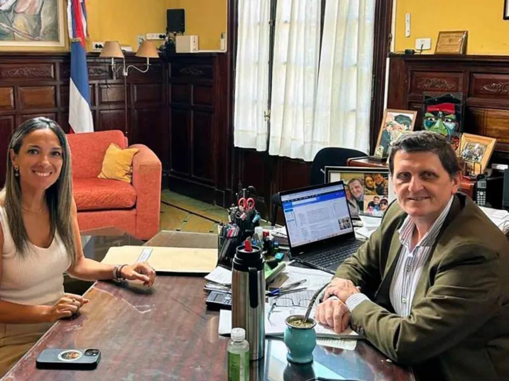 Romina Faccio y Adolfo Safrán