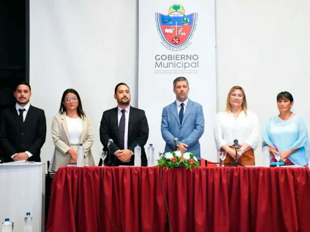 Autoridades en la apertura de sesiones ordinarias 