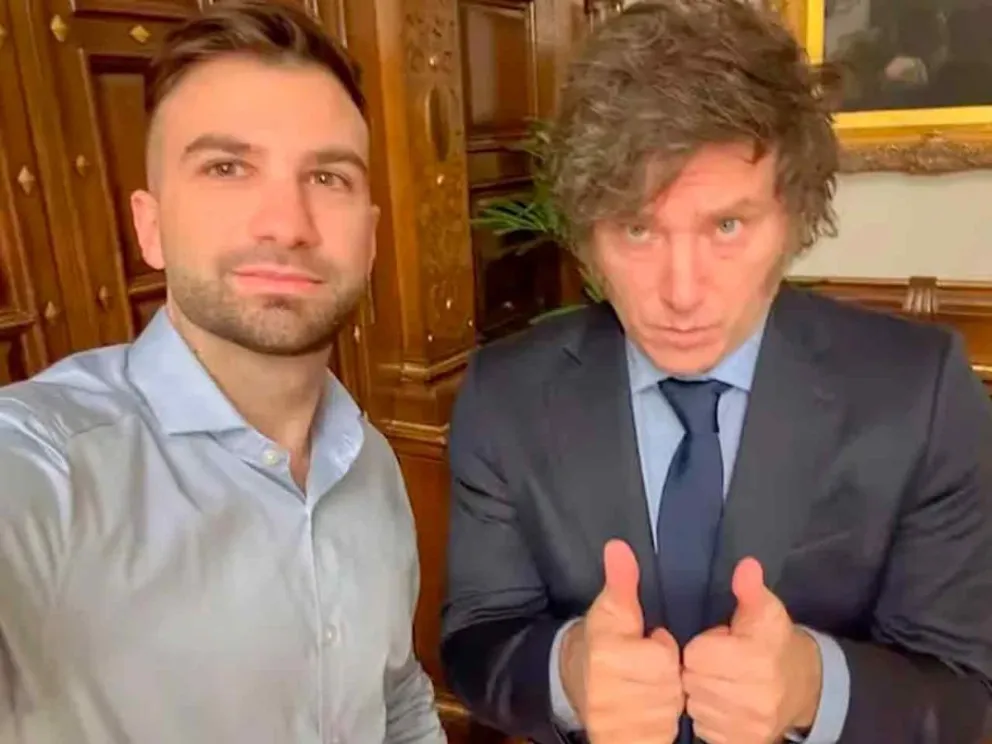 Mauricio Novelli y Javier Milei