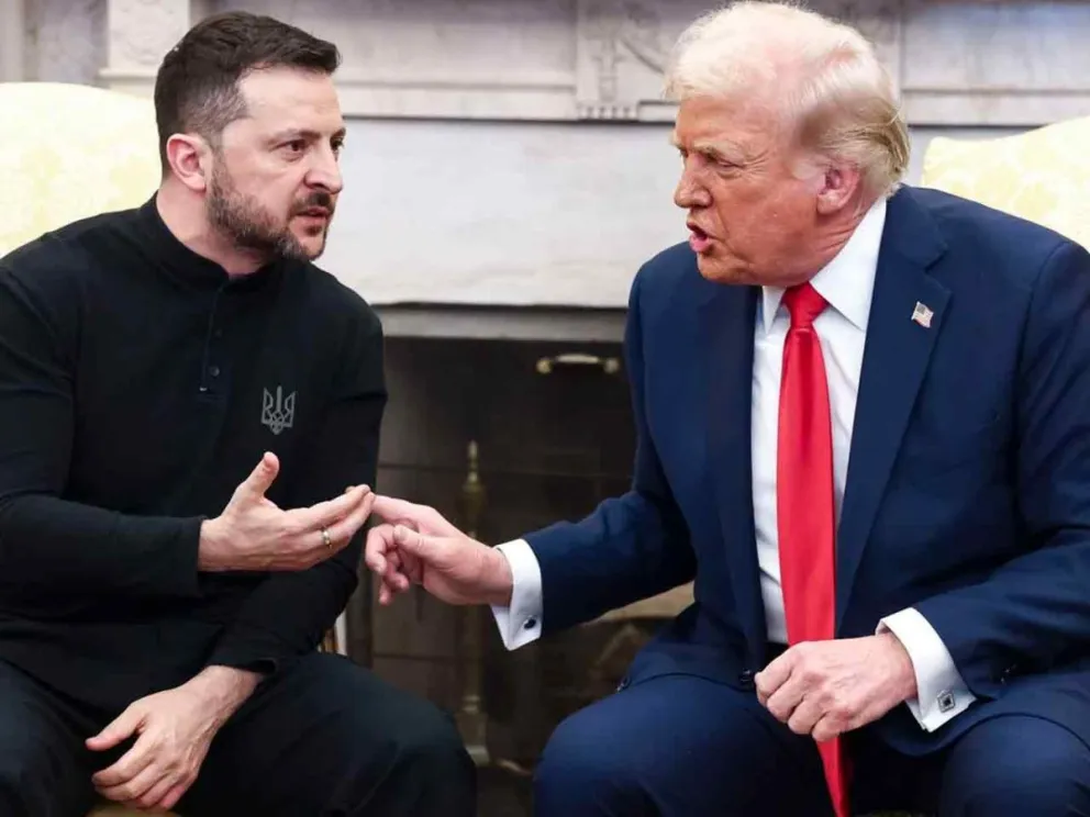 Volodímir Zelenski y Donald Trump 