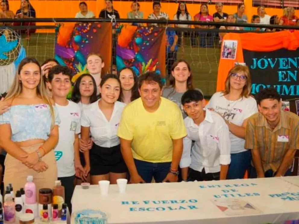 Martín Cesino acompañó la actividad 