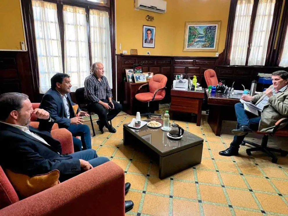 Adolfo Safrán se reunió con Patricio Barber