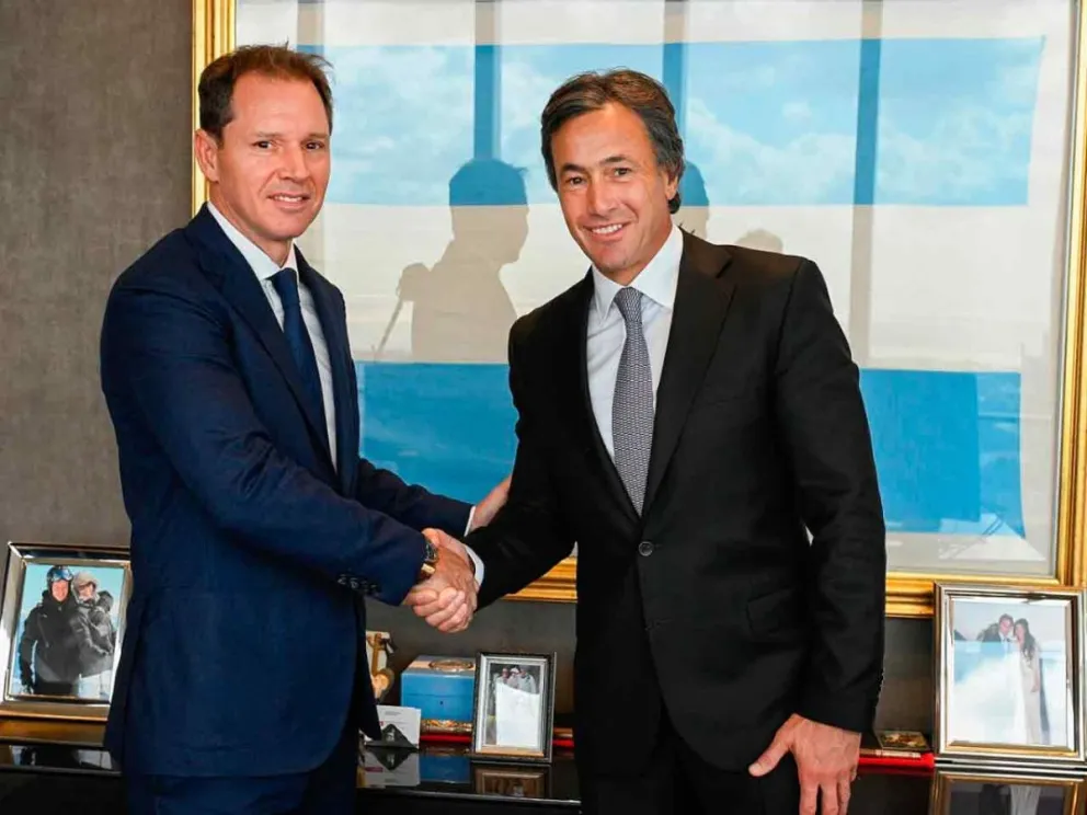 Jorge Brito, presidente de Banco Macro, y Juan Parma, nuevo CEO de la entidad