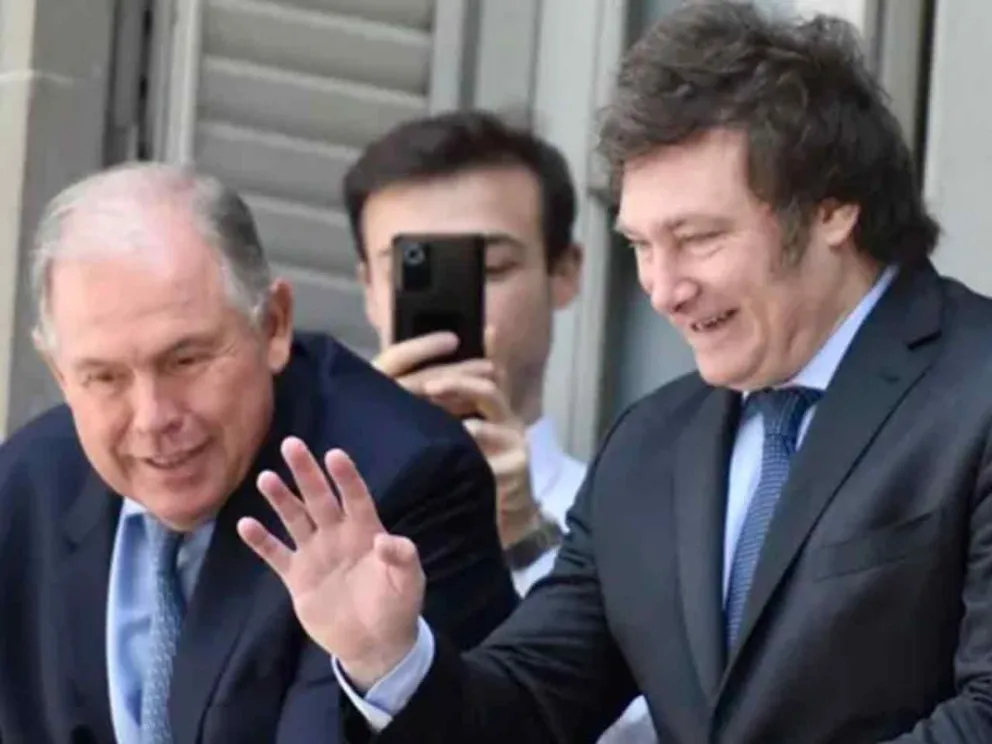 Gerardo Werthein y Javier Milei