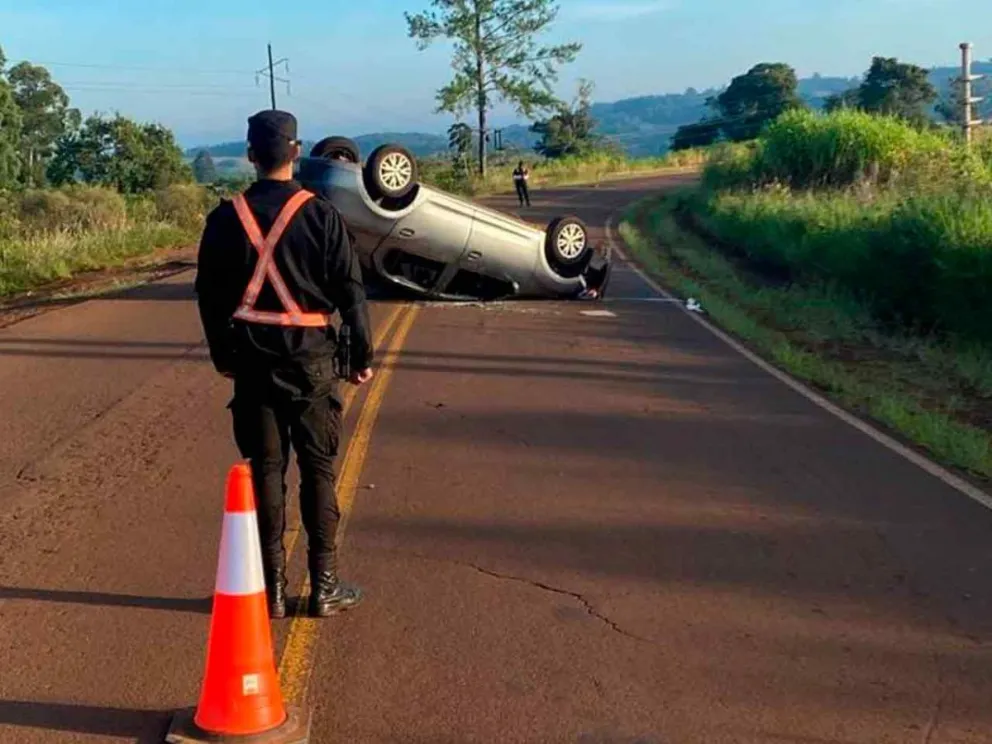 El lugar del accidente
