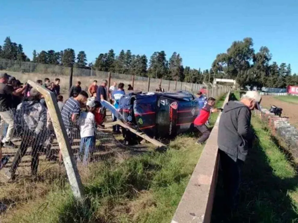Accidente del piloto Ulises Martínez  
