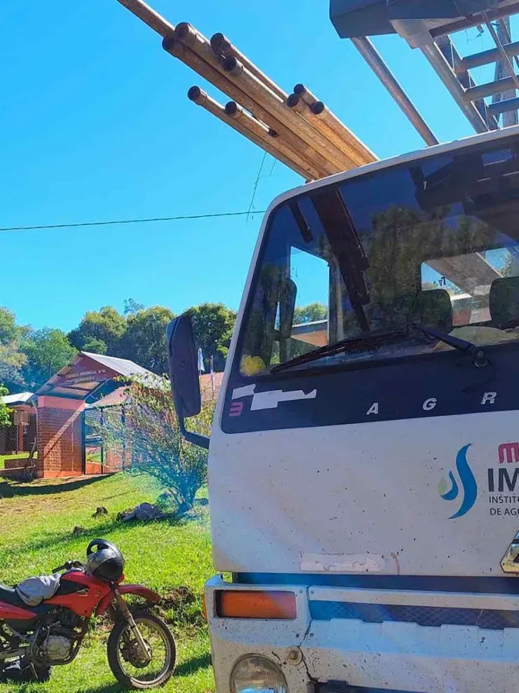 Emplazó un equipo de bombeo