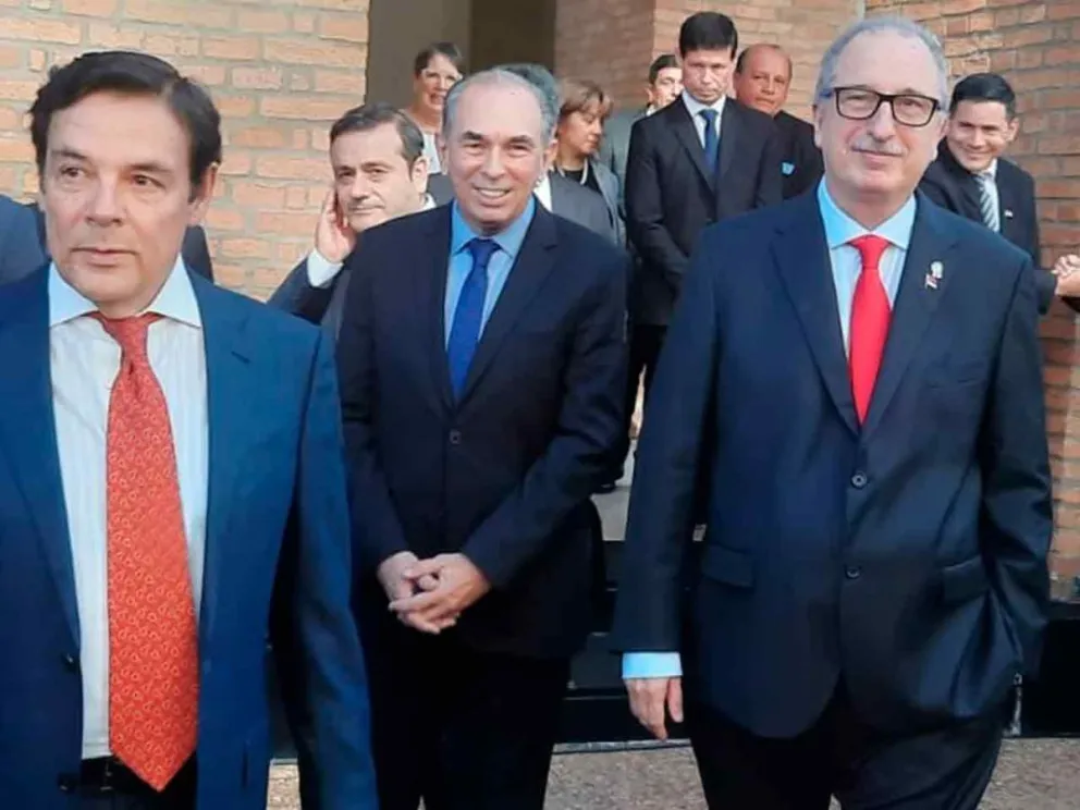 Carlos Rovira, Leonardo Stelatto y Hugo Passalacqua 