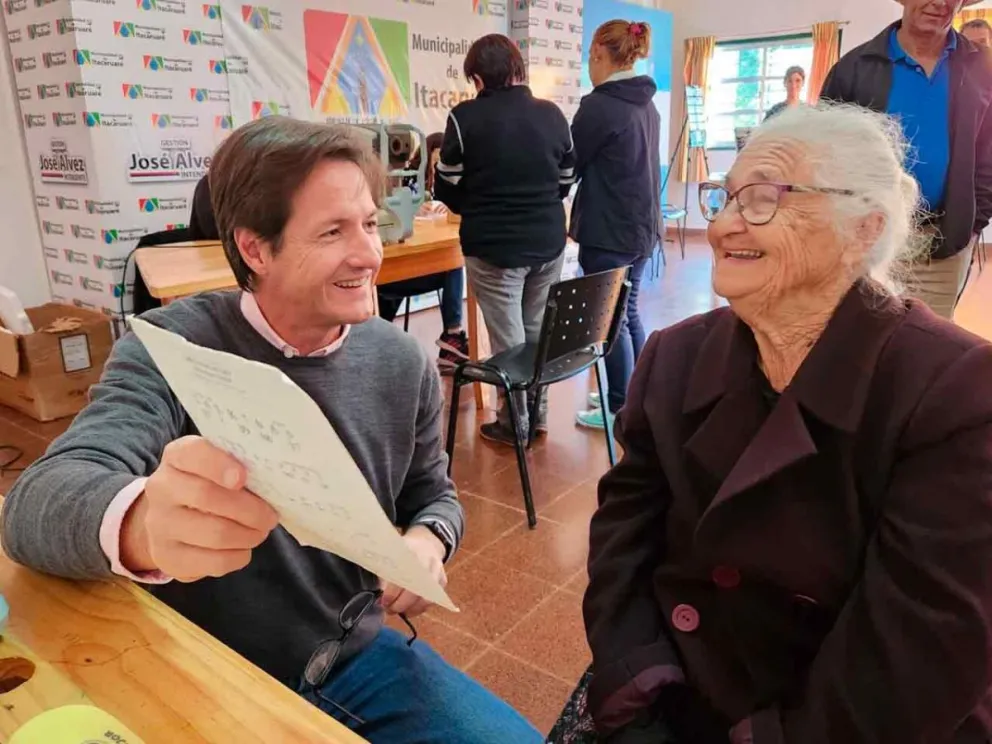 Héctor Rojas Decut acompaó el operativo