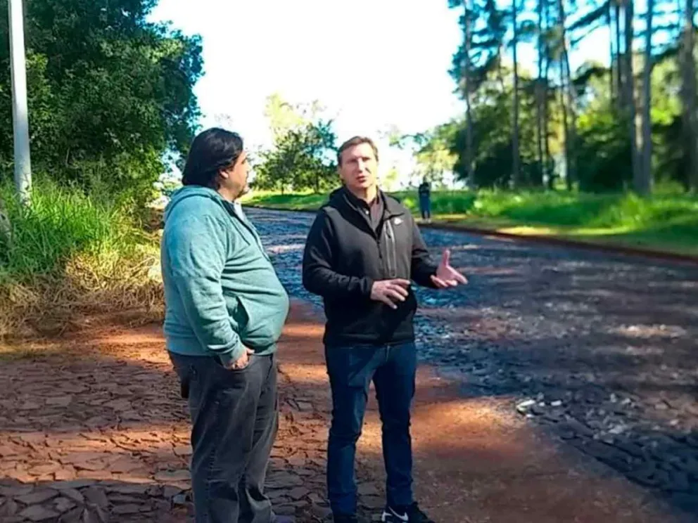 Sebastián Macias junto a Fernando Ferreira
